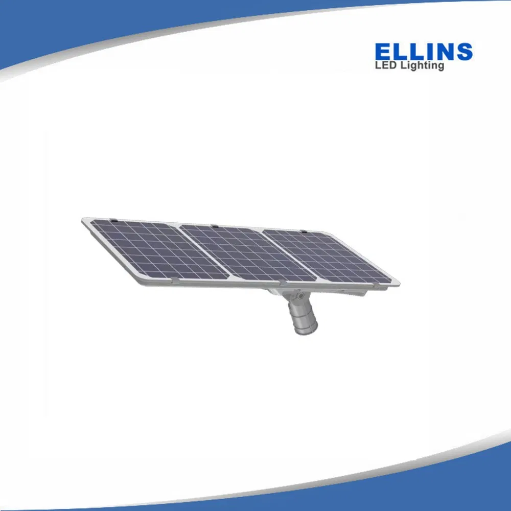 Sustainable Solar Street Luminaire 80 Watts Pedestrian Path Solar Lighting with Compatible Battery