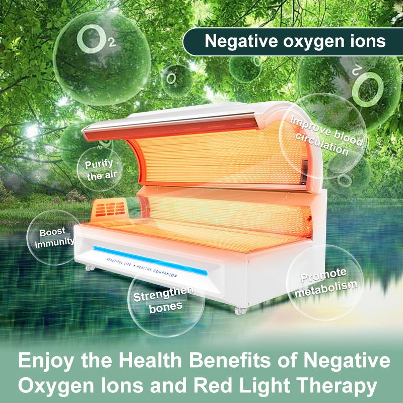 Medical Grade Red Light Therapy Bed Photobiomodulation Device for Pain Relief and Anti Aging Nir PDT Treatment