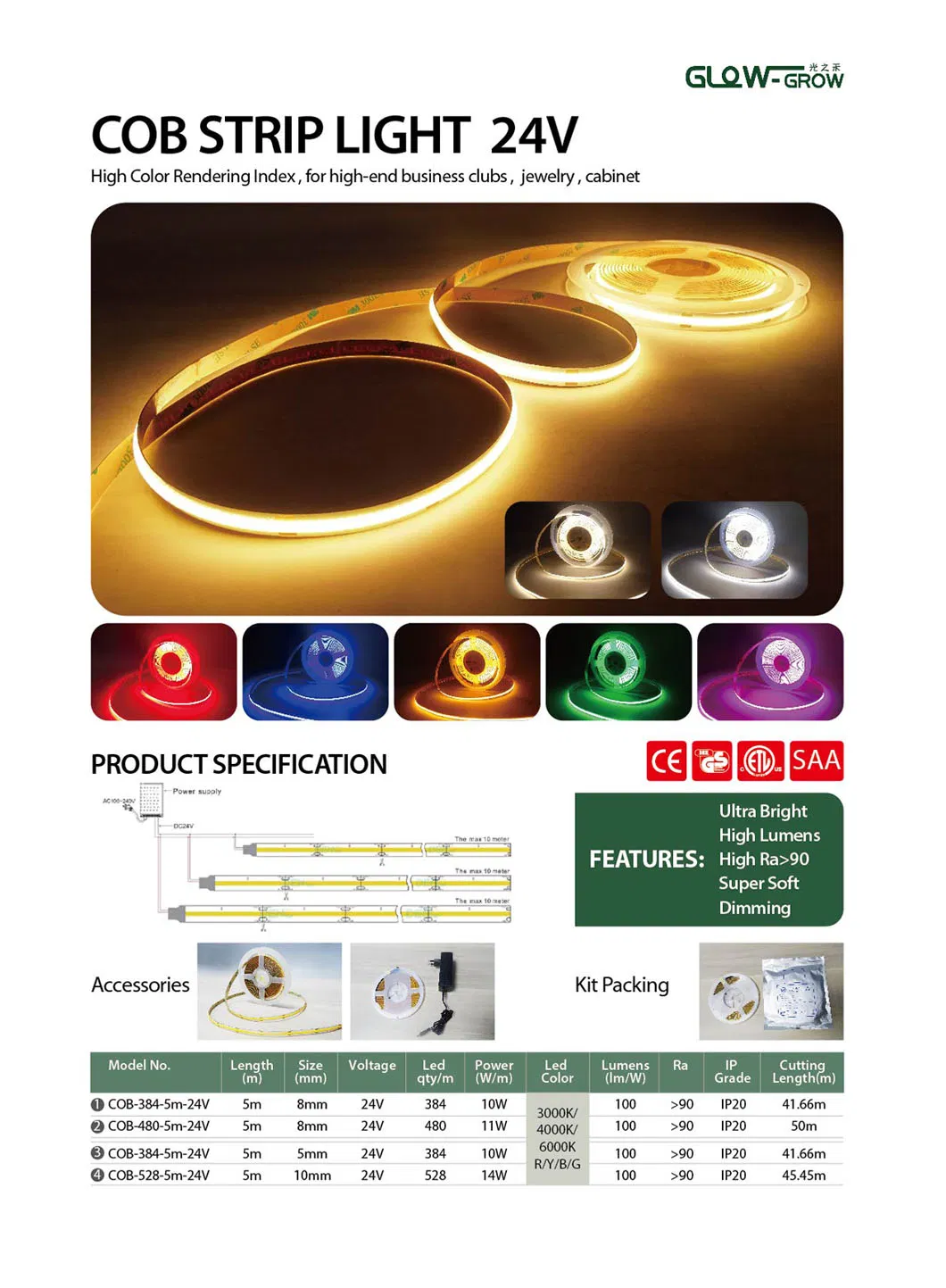 COB Flex Strip Light