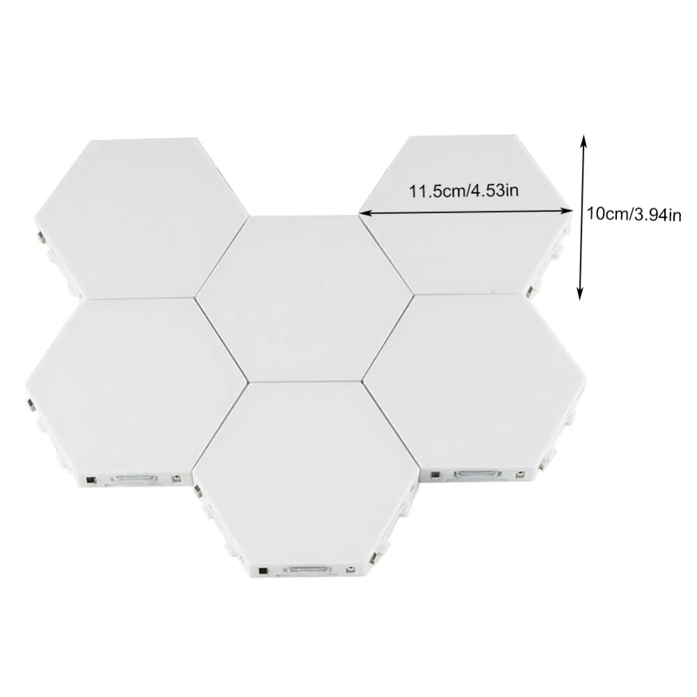Wholesale LED Magnetic Modular Quantum Hexagonal Touch Sensitive RGB Wall Light