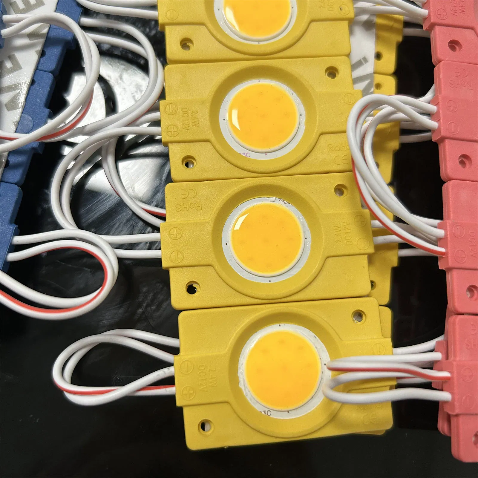 Classic Design COB LED Module Light 2.4watts 12V DC Outdoor IP65 White Red Yellow Blue Green Pink for Light Box Board Signs
