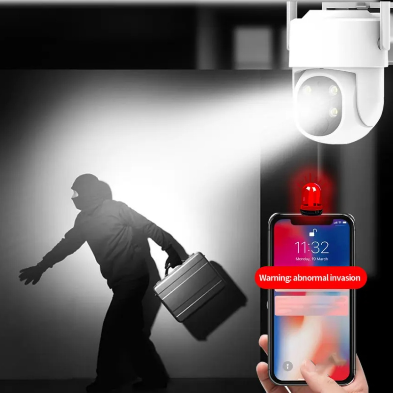 Solar Low-Power WiFi High-Definition Smart Home Security Monitoring Camera