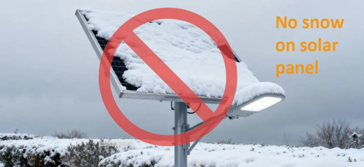 Snowy conditions application