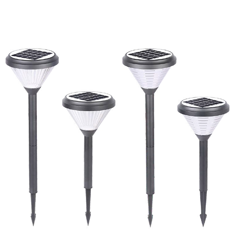 Spot Yard Outdoor Decorations Lighting Tower Decoration Vertical Bollard Lights LED Solar Garden Light with Pole