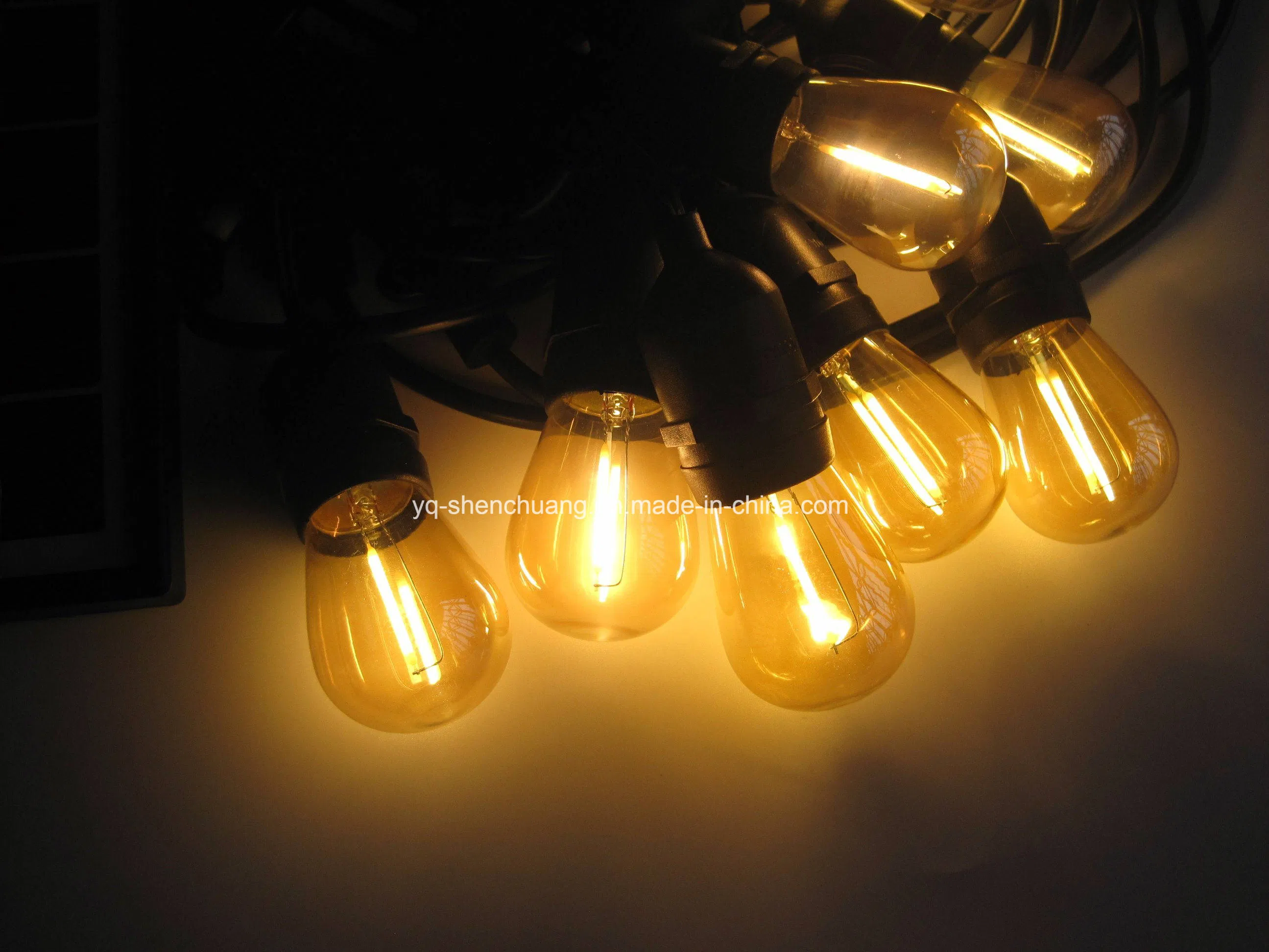 17 Bulbs LED Outdoor Weatherproof Commercial Grade String Lights