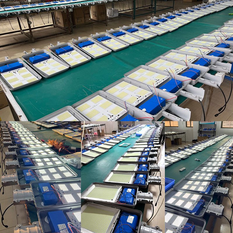 100W 200W 300W 500W Super Bright Split Solar Street Light Commercial Grade Solar Street Lamp with Large Solar Panel for Highway Main Road