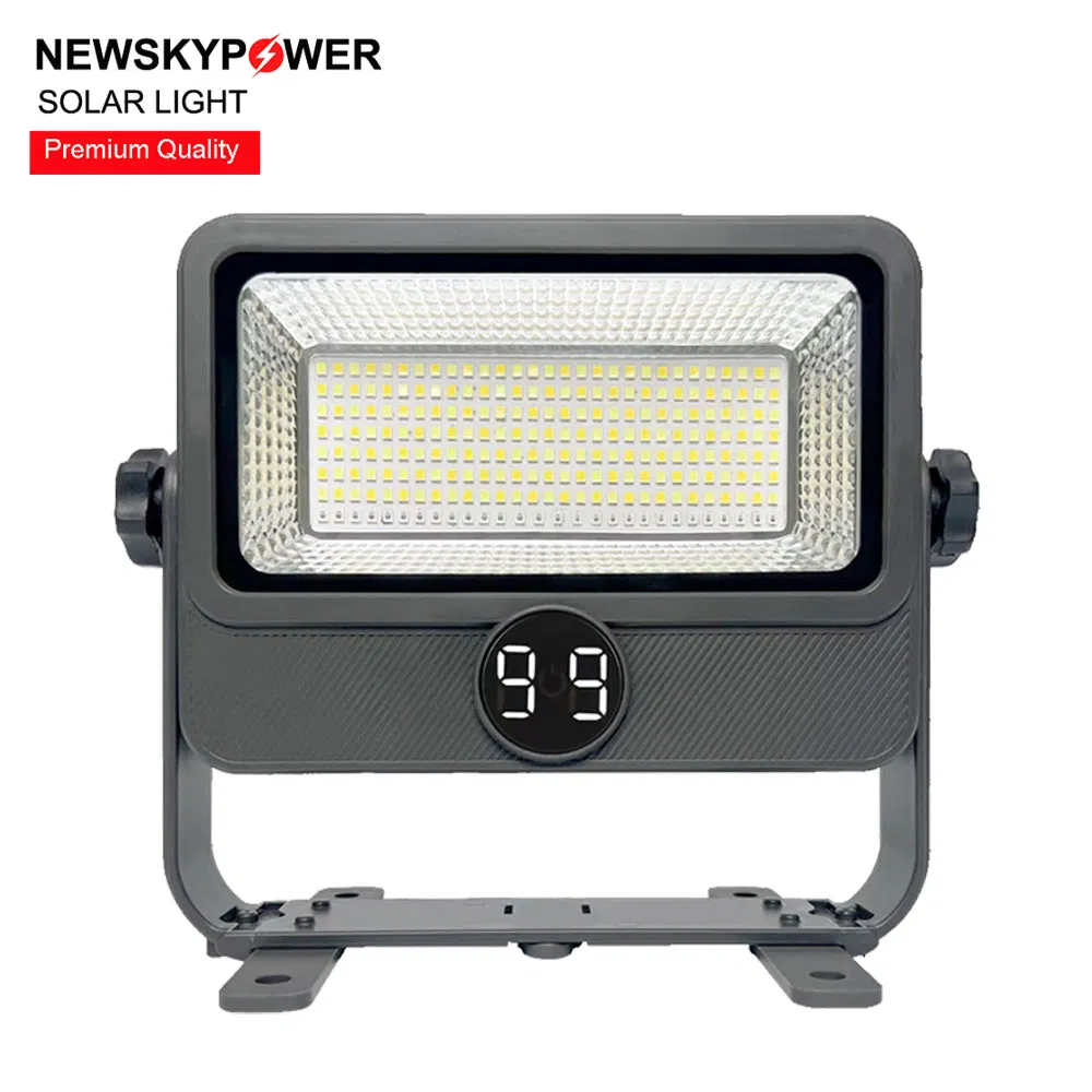 Emergency Vehicle Warning Flash Sos Solar LED Magnetic Fence Rechargeable Security Floodlight