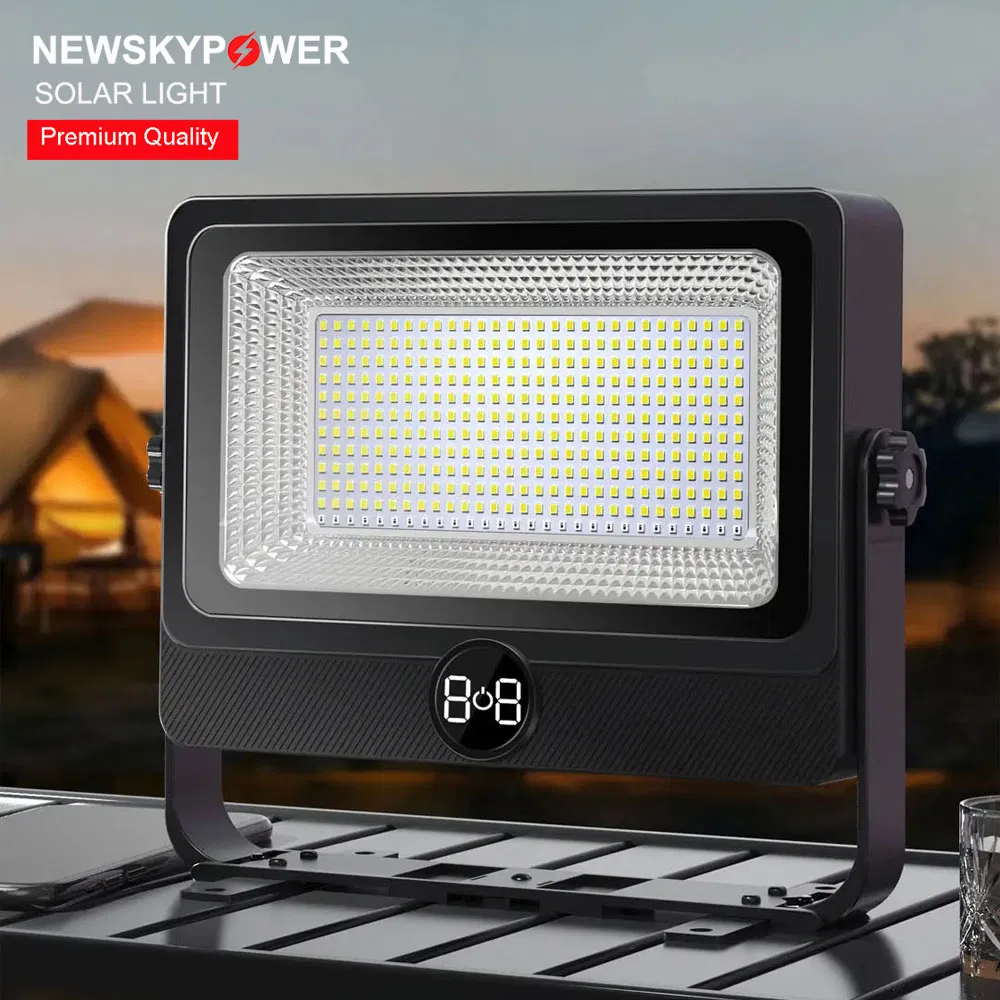 Emergency Vehicle Warning Flash Sos Solar LED Magnetic Fence Rechargeable Security Floodlight