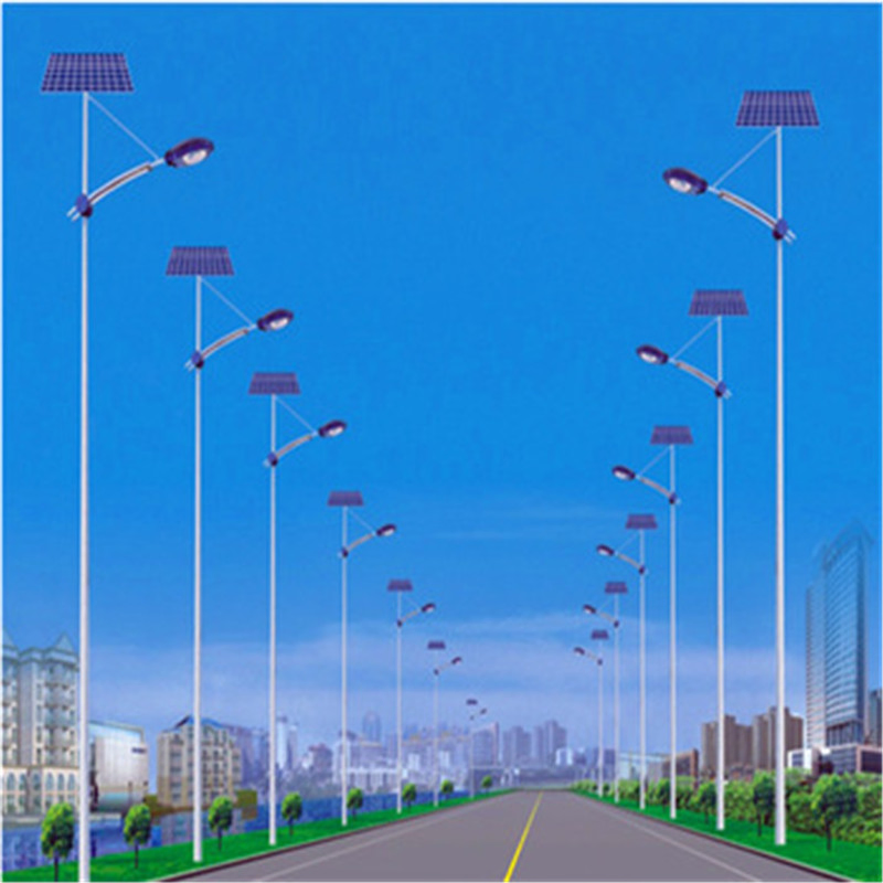 Hepu IP66 Ce RoHS Waterproof 20W 30W 40W 50W All in 2 LED Solar Street Lights