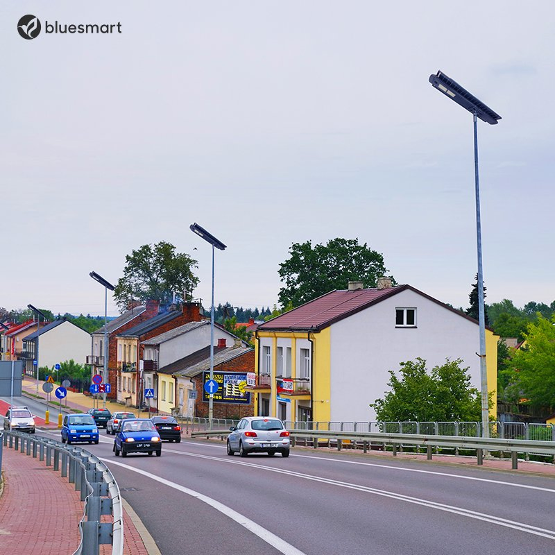 2025 Best New 60W LED Commercial Grade Use Solar Panel Solar Sensor Street Light