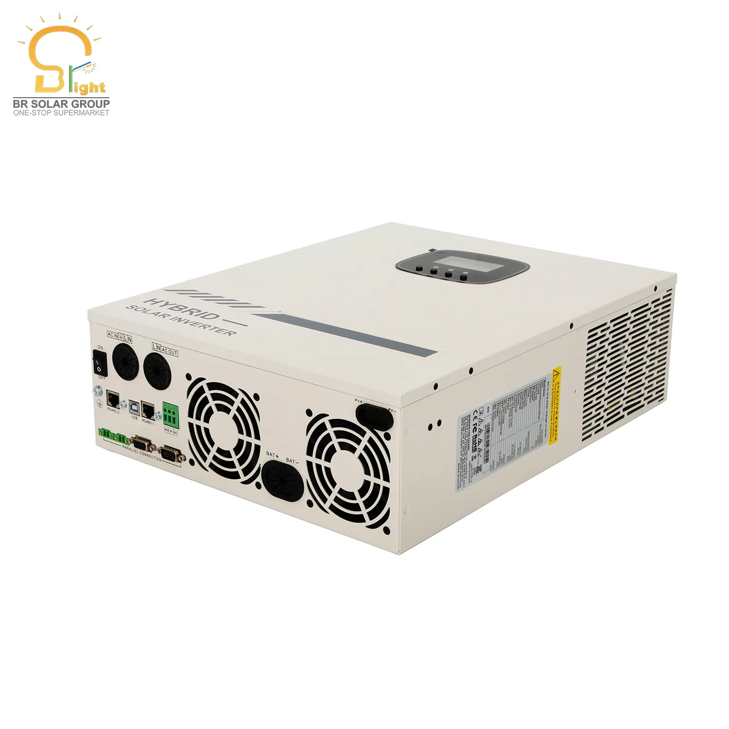 5kw 10kw 15kw 20kw off Grid/Hybrid Solar Inverter Home Lighting Energy Power System Generator Lithium Ion Battery Inverter 5kVA 5.5kVA Hybrid Inverter