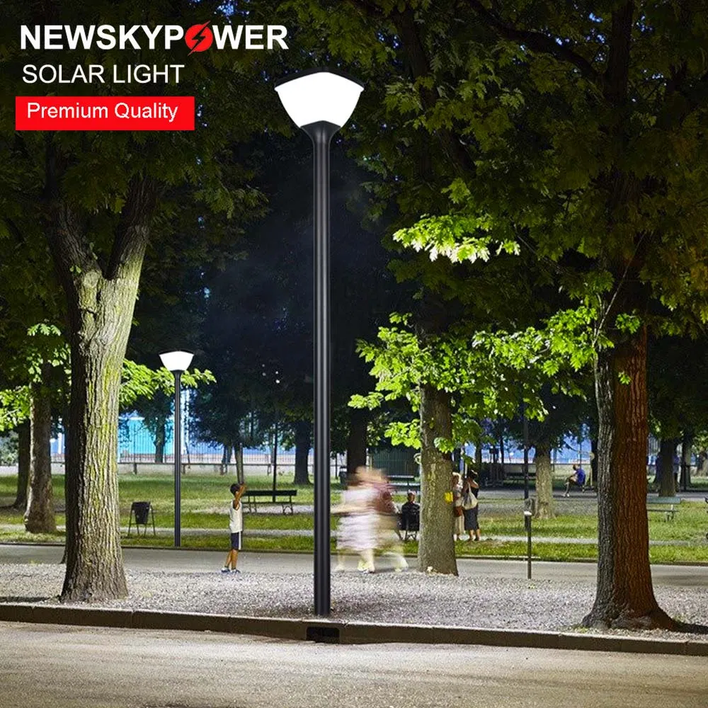 Public Area Garden Park Decoration Discount 20W LED Solar Post Top Light