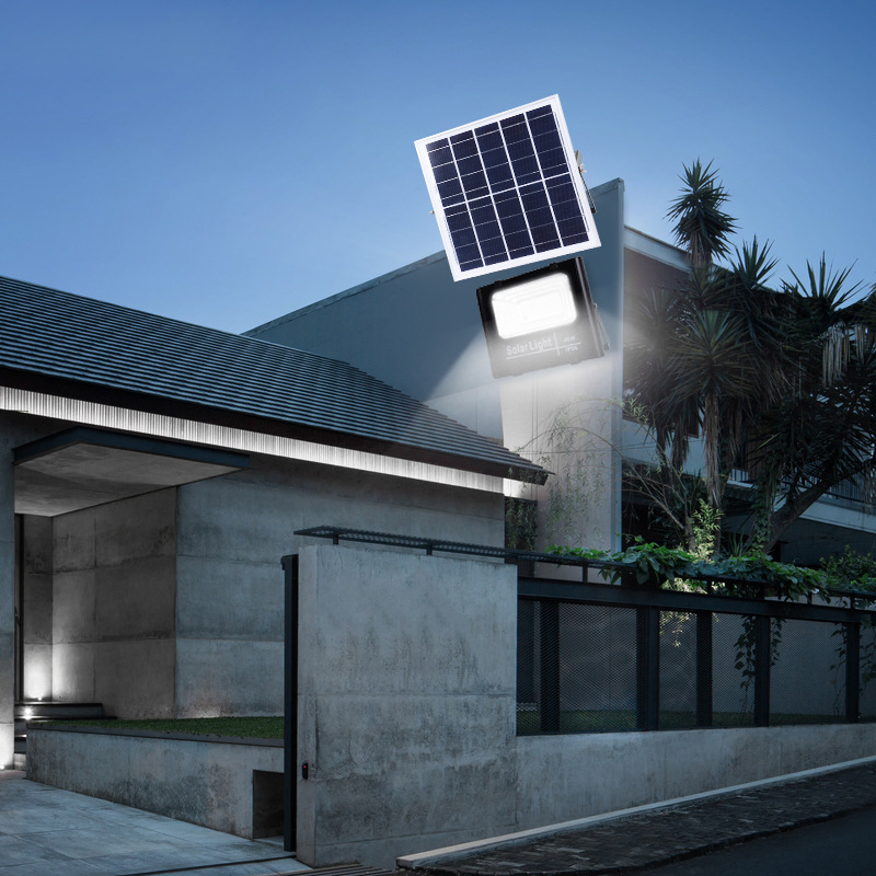 Brightest Solar Stadium Garden Powered Floodlight Outdoor Security Solar Flood Light 100W