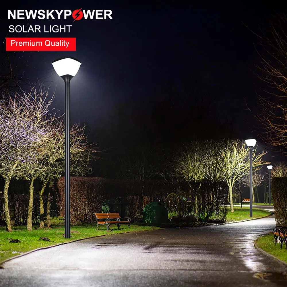 Public Area Garden Park Decoration Discount 20W LED Solar Post Top Light