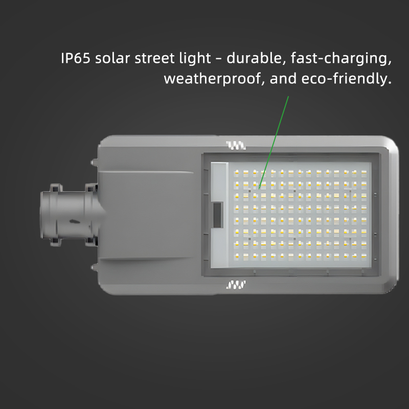 Professional 150W Solar Street Light Tower, Commercial Grade Outdoor LED Solar Light for Road, Park, Large Area Illumination