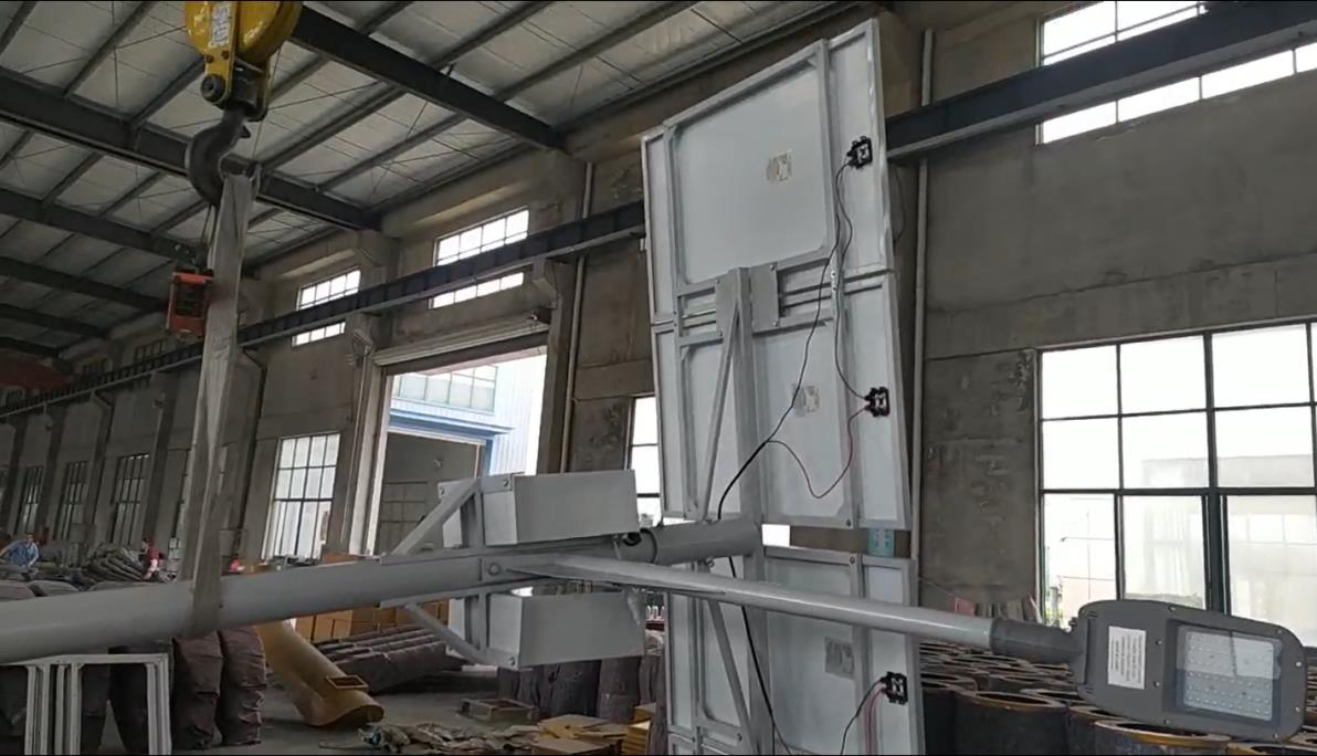 All in Two Integrated Solar LED Power Street Light with 5 Years Warranty