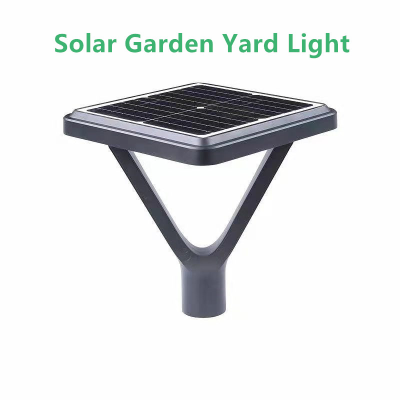 European Style LED Lighting Lamp Outdoor Pathway Garden Light Solar Parking Lot Lighting with Solar Panel