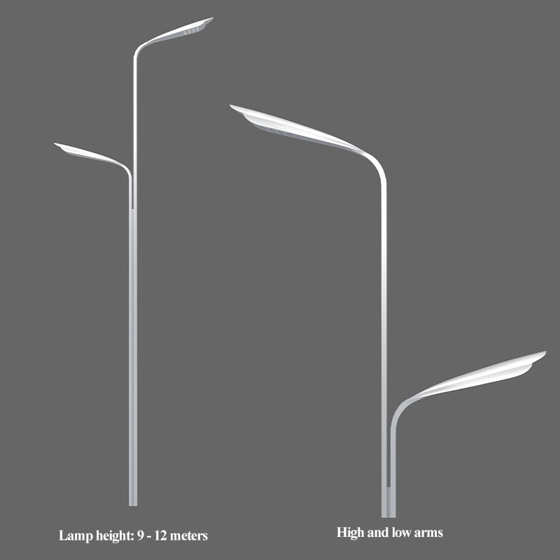 180lm/W IP66 Ik08 Photocell Post Top Parking Garden Pathway Highway Public Area Lighting 30W 40W 50W 60W 75W 90W 100W 120W 150W 200W 240W 300W LED Street Light