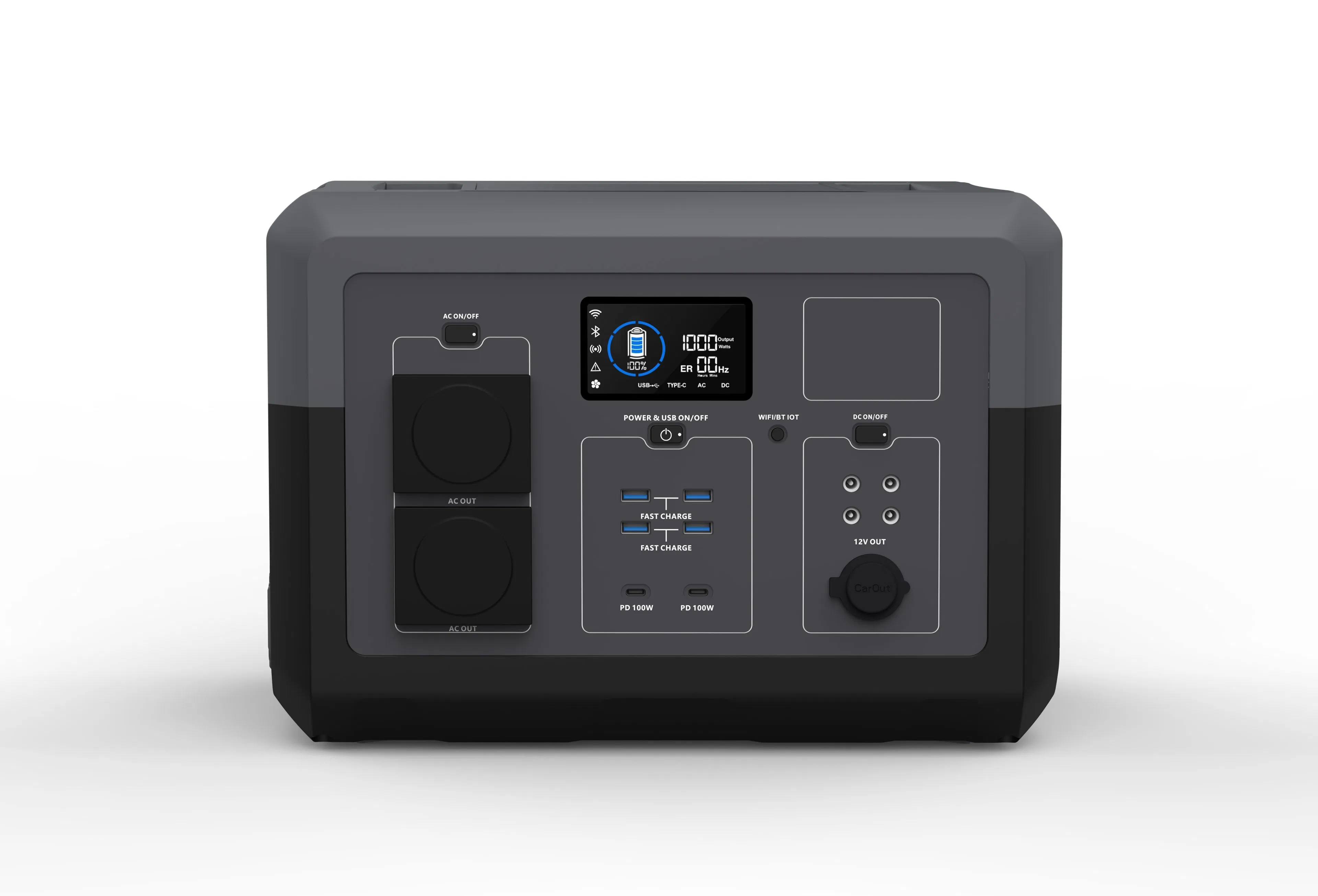 Made in China Factory Price off Grid Solar Power System Solar Generator 1500W Inverter Solar System for Home Lighting TV Computer