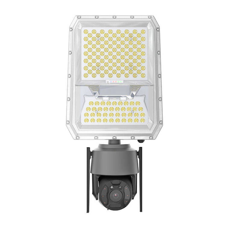 Smart Solar Floodlight with Built-in Security Camera System