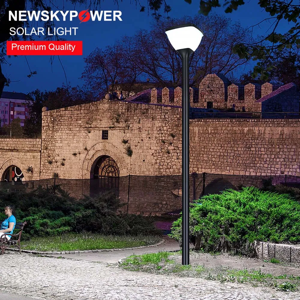 Public Area Garden Park Decoration Discount 20W LED Solar Post Top Light