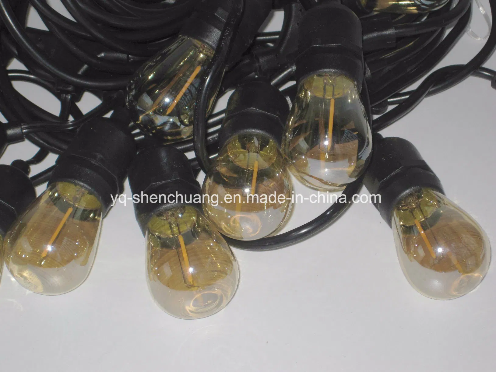 17 Bulbs LED Outdoor Weatherproof Commercial Grade String Lights