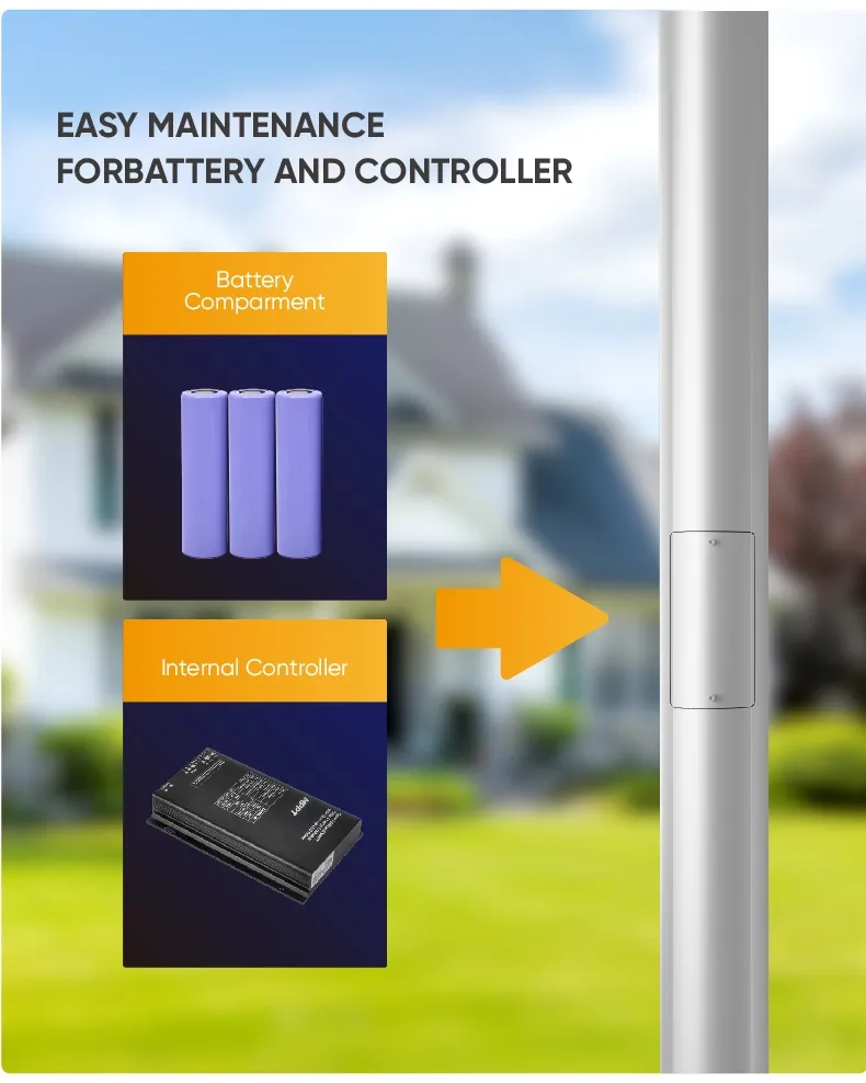 Solar Street Light Pole 7