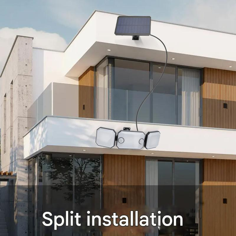 LED Garden Light Solar-Powered Staircase Induction Lights for Aisles and Pathways