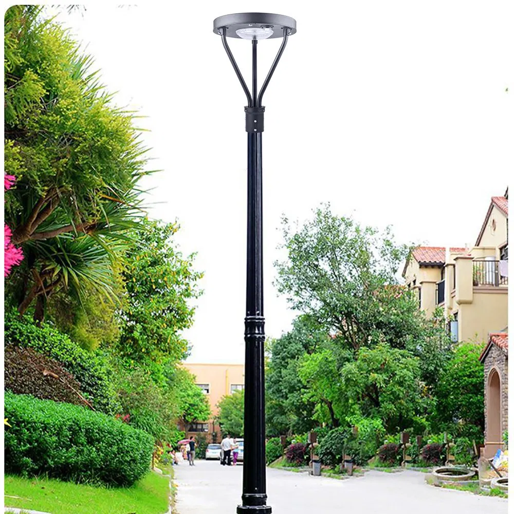 50W IP65 Fence for Walking Paths Solar Post Top Area Lights