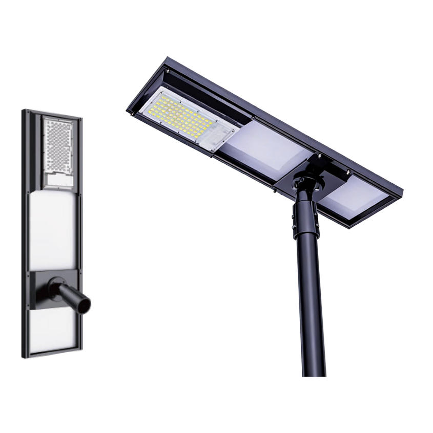60W Commercial Grade High Brightness Integrated Solar Street Light for Urban Road Lighting