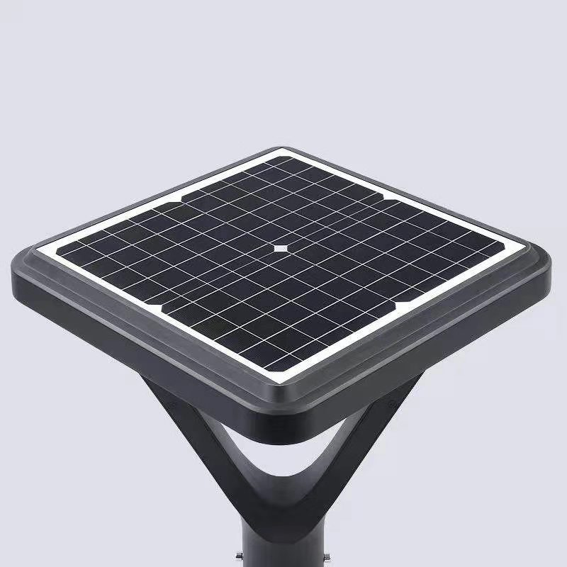 European Style LED Lighting Lamp Outdoor Pathway Garden Light Solar Parking Lot Lighting with Solar Panel