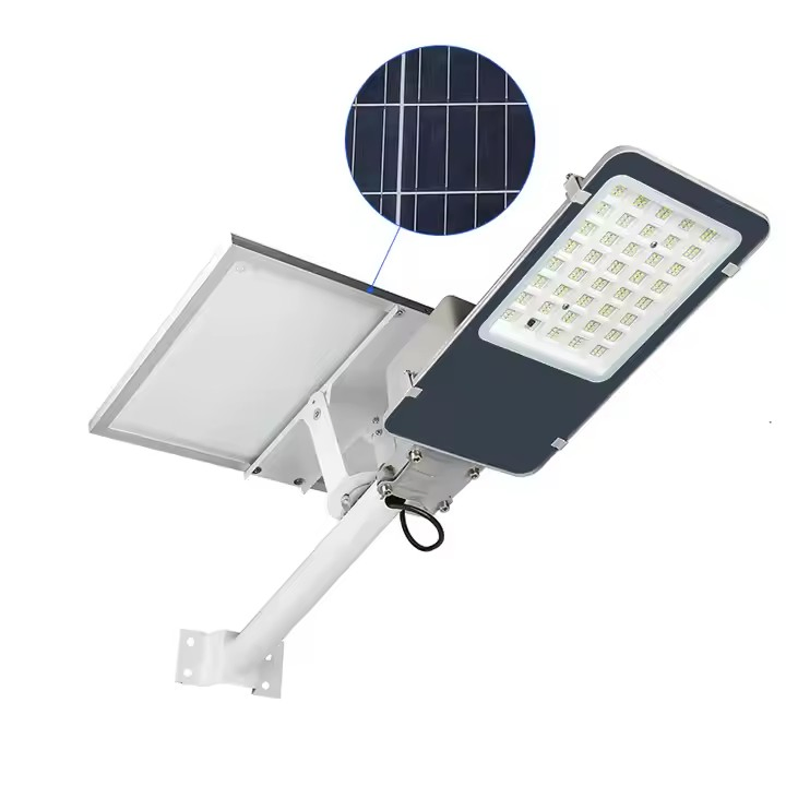 Outdoor LED Flood Lights Sensor Lamp with Remote Control High Brightness Dusk to Dawn Security IP65 70W Solar Street Light