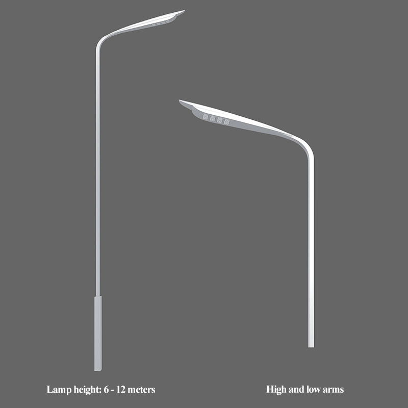 180lm/W IP66 Ik08 Photocell Post Top Parking Garden Pathway Highway Public Area Lighting 30W 40W 50W 60W 75W 90W 100W 120W 150W 200W 240W 300W LED Street Light