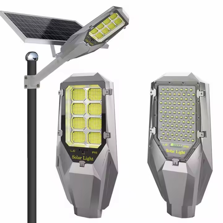 China Energy Saving Home Solar Power All in Two Panelled Solar Street Light for Street