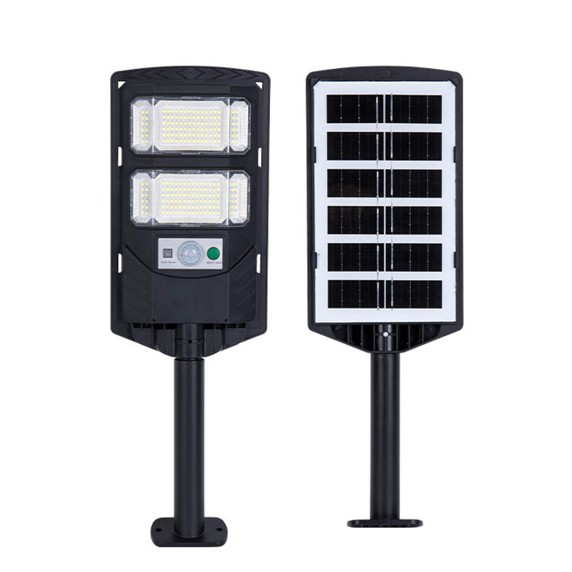 200W Commercial Grade Solar Street Light High Brightness LED Solar Lamp for Parking Lot Street Road Pathway Lighting