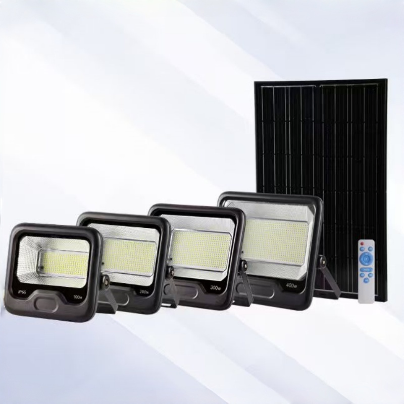 High-Efficiency Ultra-Bright IP66 Waterproof Solar Panel LED Lighting Solar LED Flood Light for Outdoor Security Use