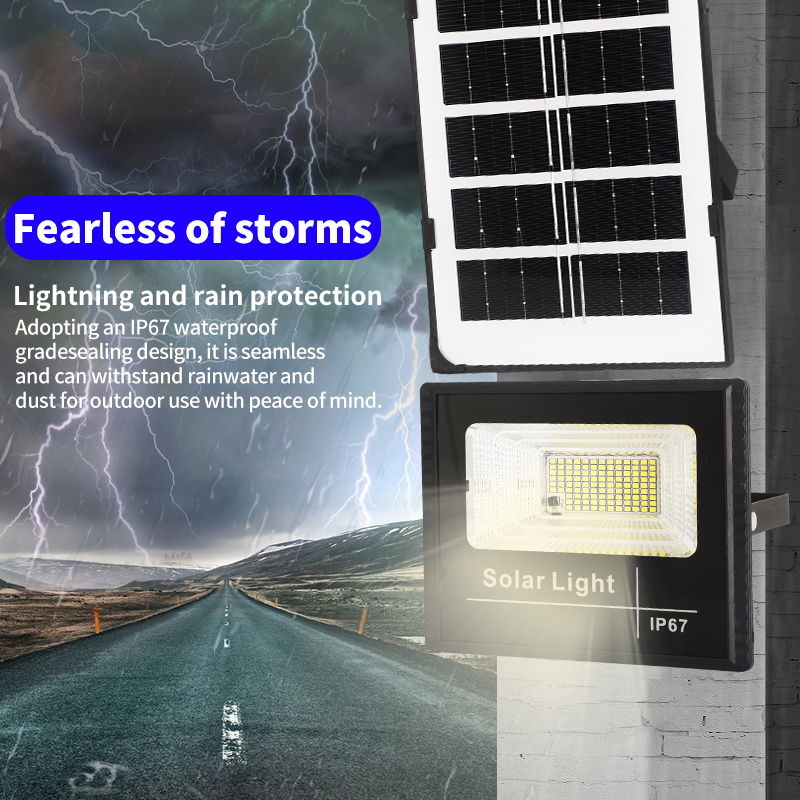 Wholesale 40W Solar Outdoor LED Floodlight with Remote Control IP67 Waterproof Security Flood Light for Patio Garage Porch Yard