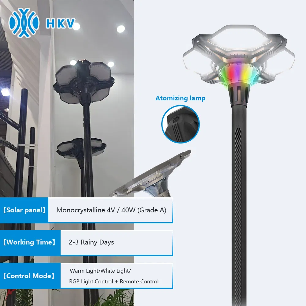 Outdoor Solar Garden Light IP65 Waterproof LED Solar Powered Lamp for Garden Yard Lawn Pathway
