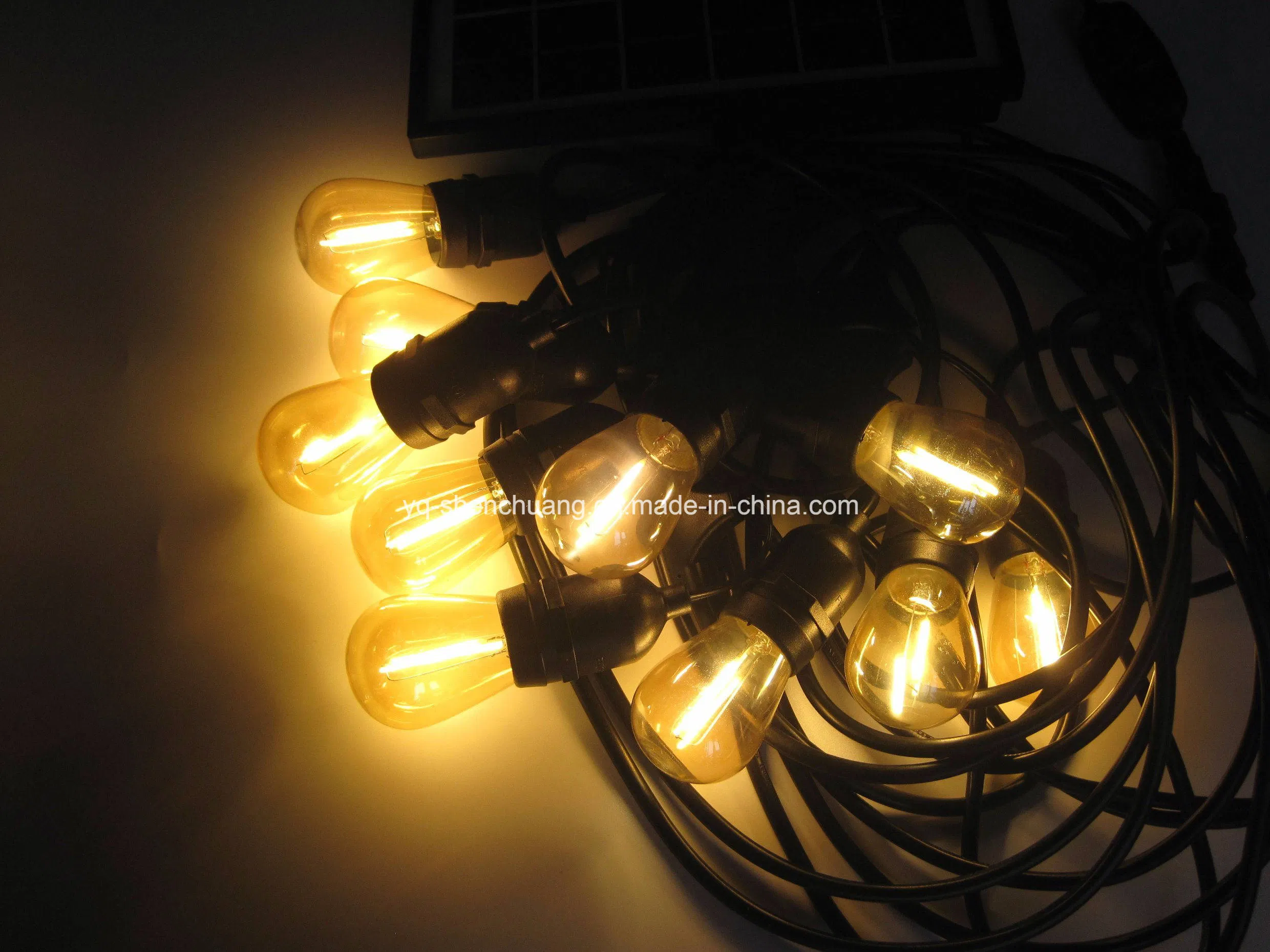 17 Bulbs LED Outdoor Weatherproof Commercial Grade String Lights