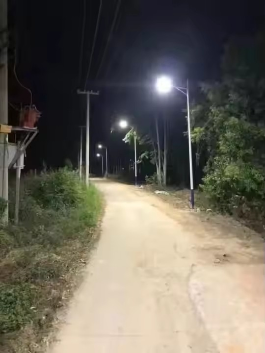 China Energy Saving Home Solar Power All in Two Panelled Solar Street Light for Street