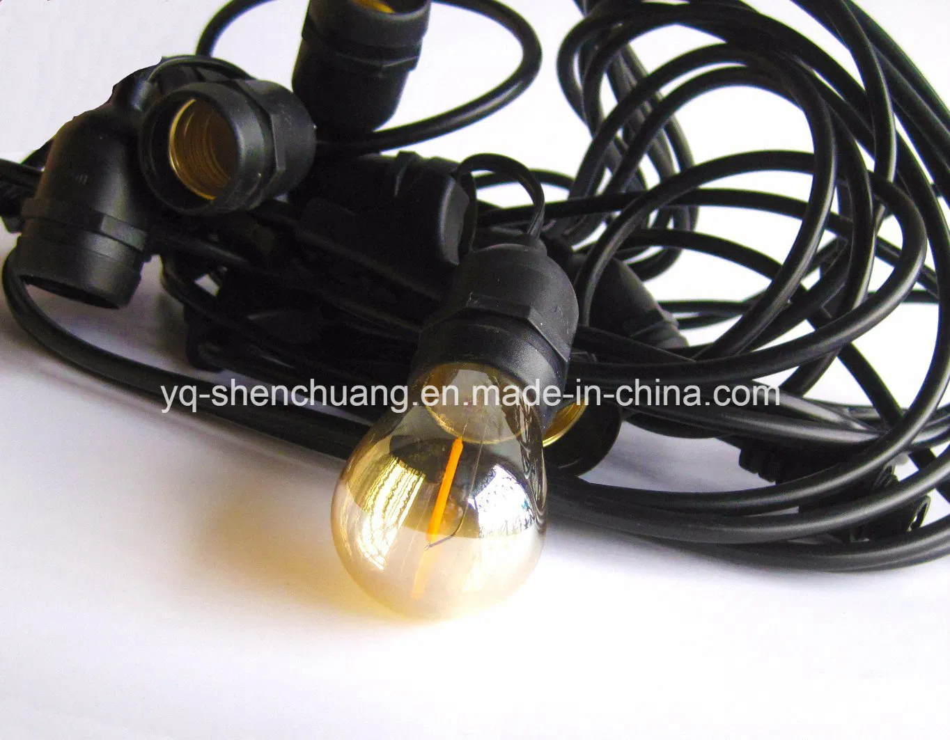 17 Bulbs LED Outdoor Weatherproof Commercial Grade String Lights