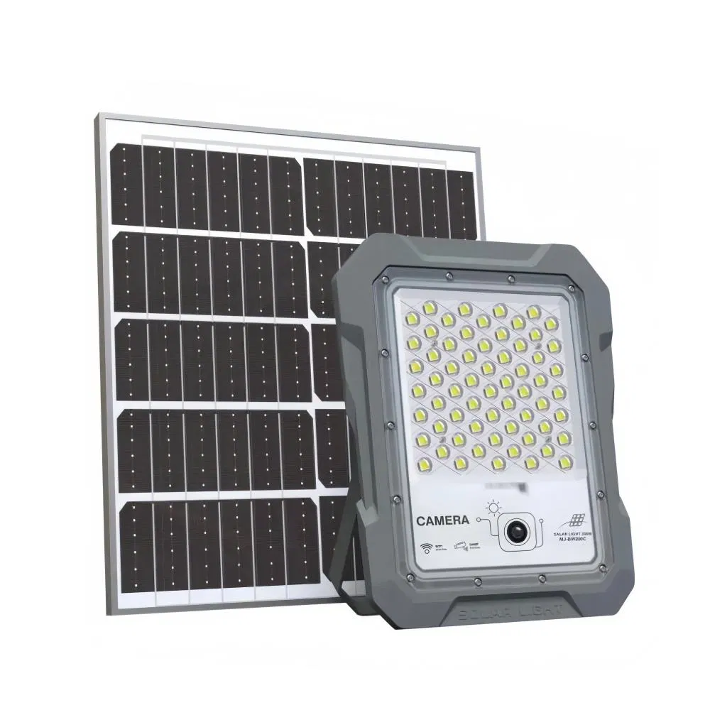 CCTV Solar Camera HD 1080P WiFi Motion Detection Outdoor Solar Flood Light LED Street Light with Night Vision Waterproof Security Camera