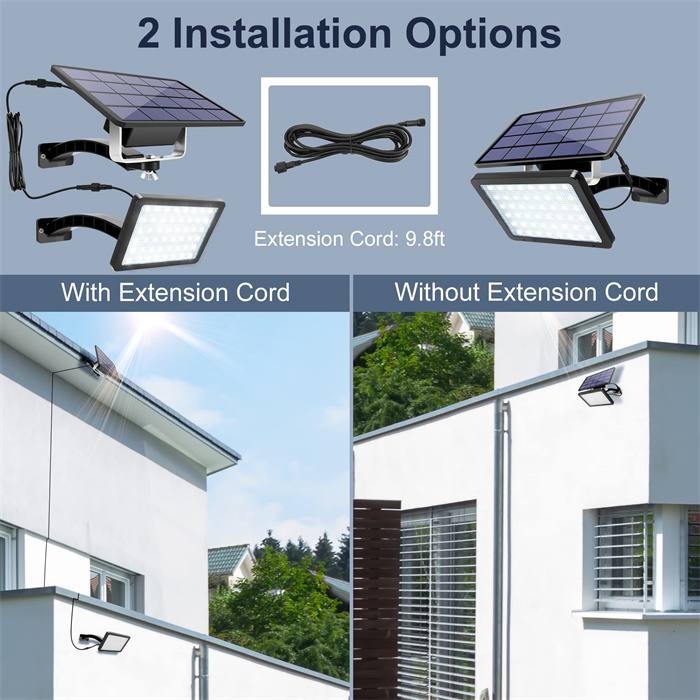 100 Watt Solar Lights Outdoor Bright Dusk to Dawn Light with Battery IP65 Waterproof Outdoor Solar Powered Security Flood Light