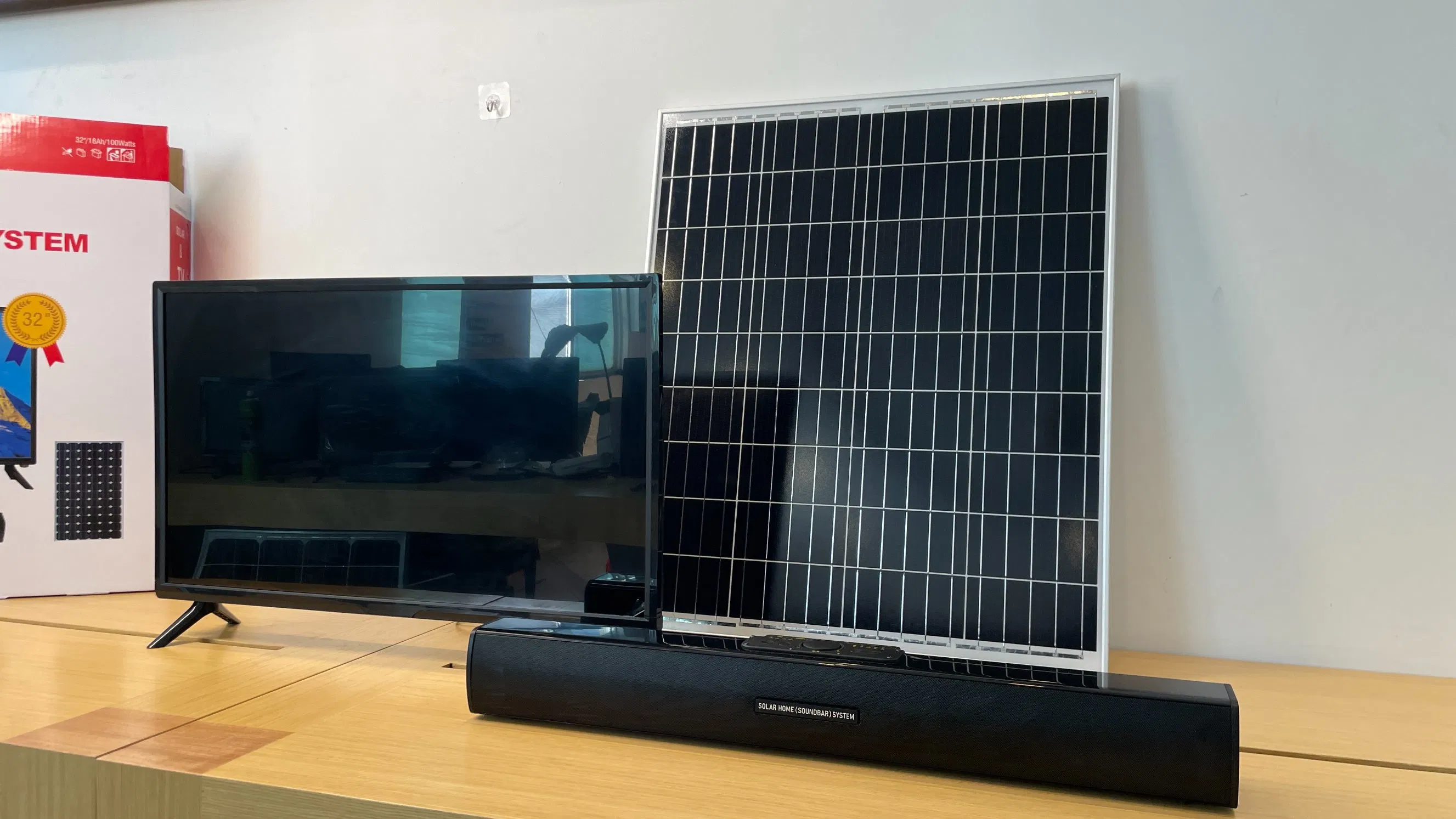 Pcv Solar Sound-Bar TV System for Solar Power Storage off Grid Solar Power System Solar Lighting System