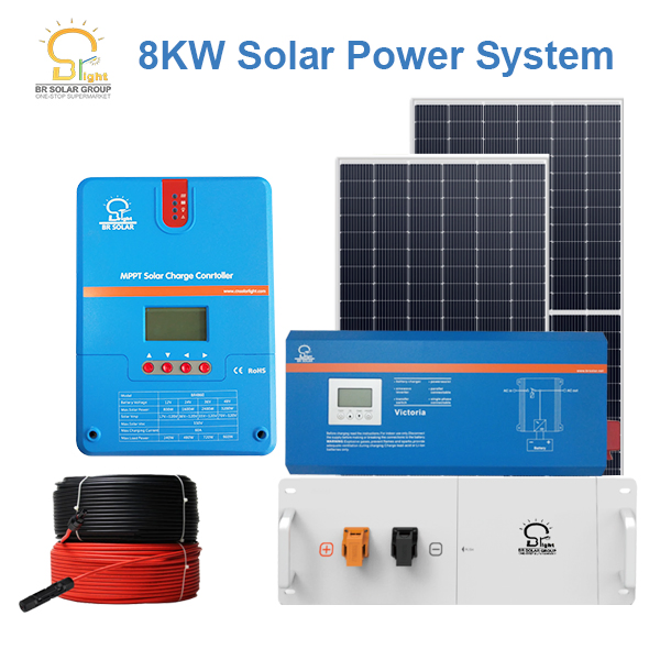 5kw 8kw 10kw 15kw 20kw 30kw 40kw off Grid Solar Home Lighting Portable Panel Power Energy Lighting Solar Power System with Lithium Battery