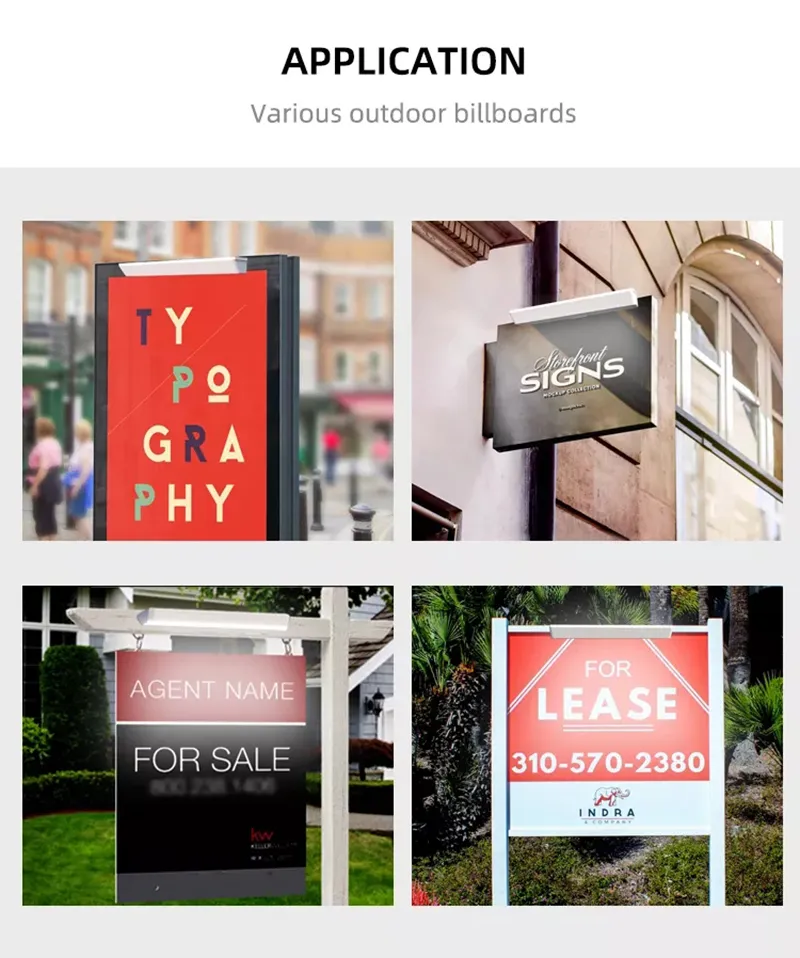 Solar Powered Billboard Light 3