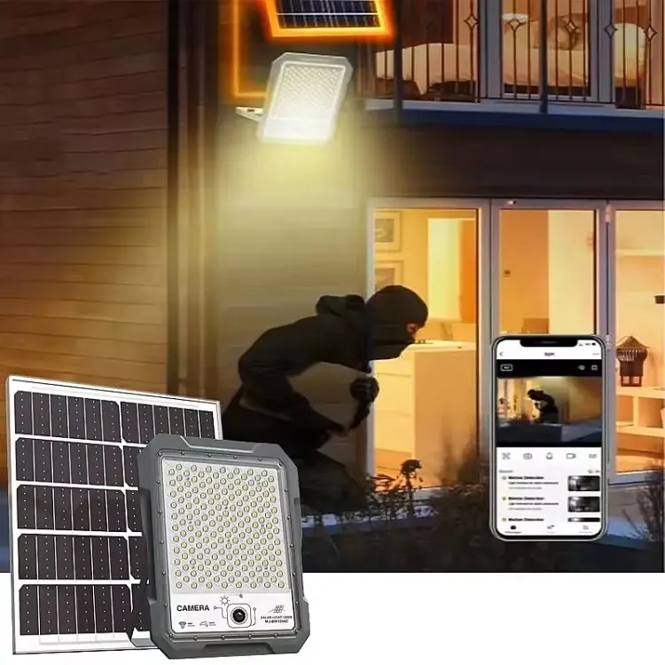 Solar Flood Light Detail