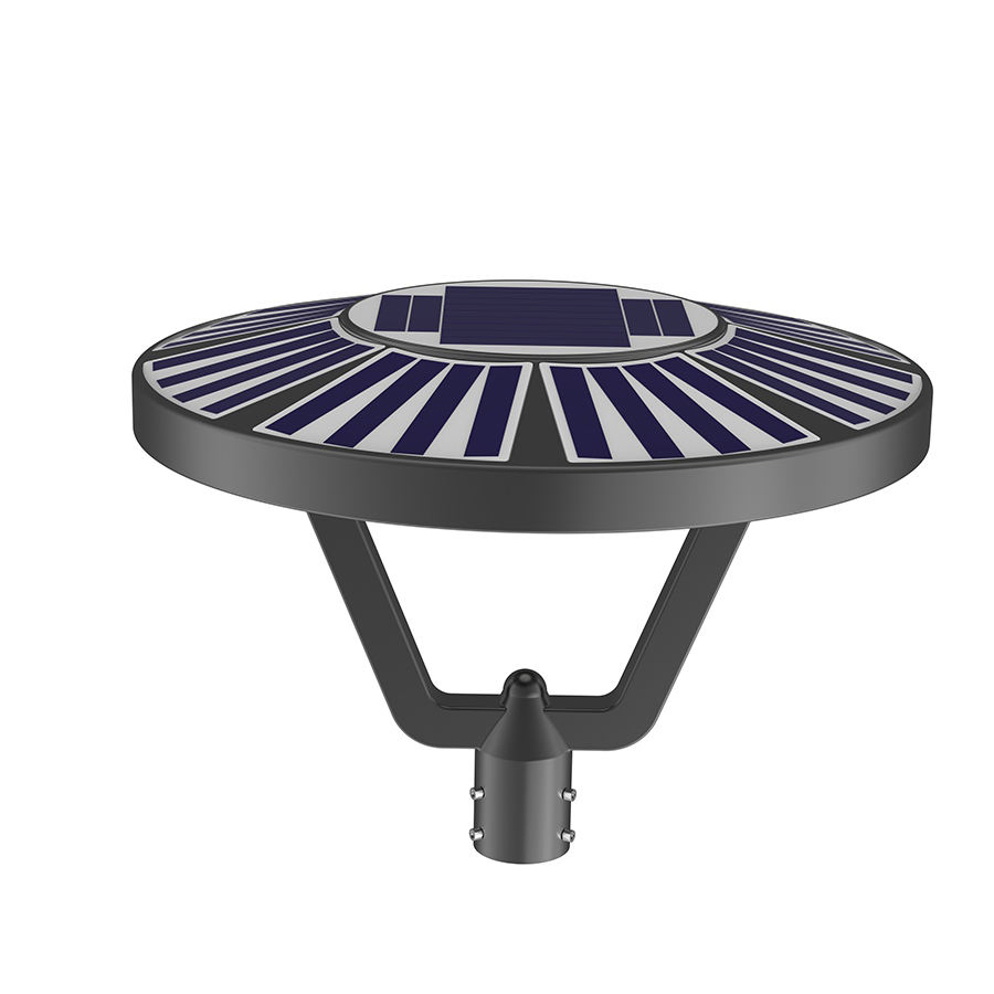 Outdoor Waterproof LED 20W Top Area Lamps IP65 Fence Solar Post Cap Light Plastic Walking Paths