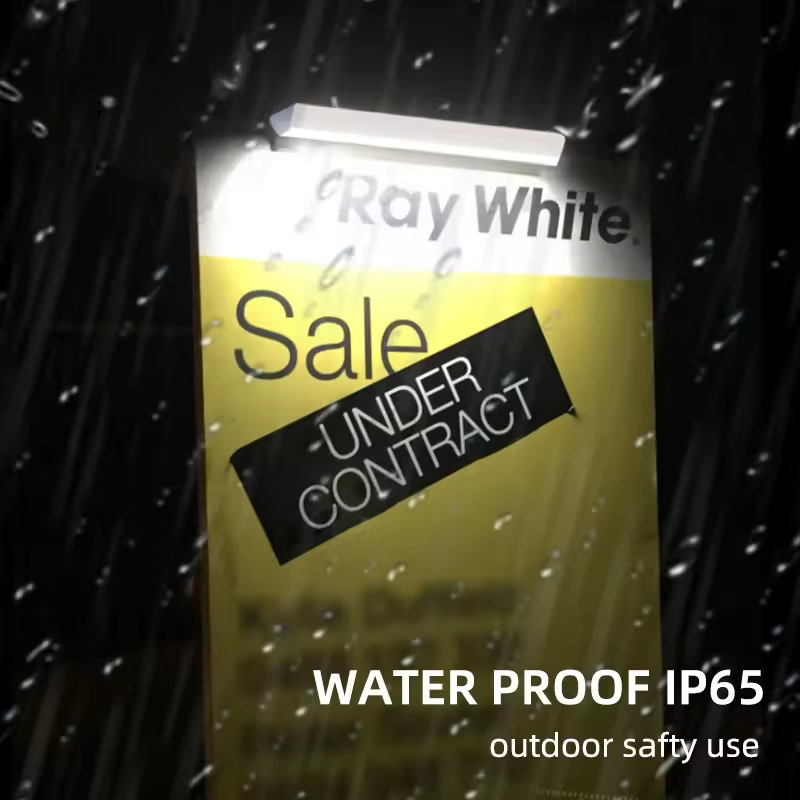 IP65 Solar Powered Billboard Garden Lighting Sign Lamp