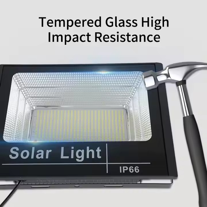 Wholesale Outdoor 100W 200W Solar LED Floodlights Lamp for Garden Home Billboard